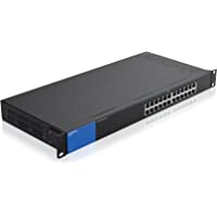 Los mejores  - Linksys LGS124-EU - Unmanaged Switch Gigabit en Bastidor para Empresas (24 Puertos- detección automática- 1000 Mbps…